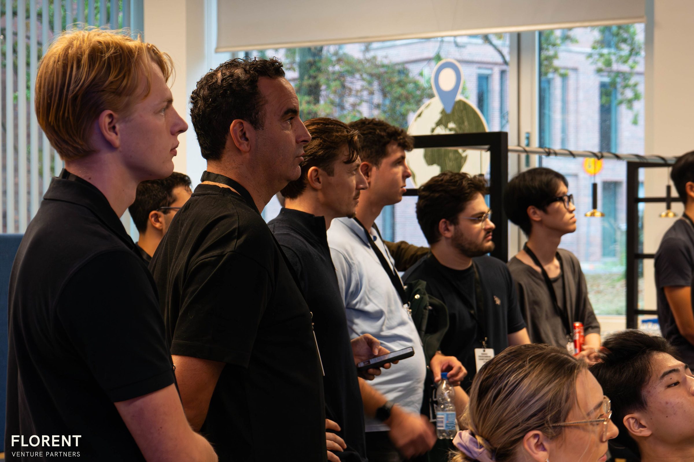 Spectators watching the final matches in Stockholm